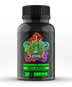 Magic Mushroom Microdose Capsules | South American 200mg | 20 Capsules | Medusa Extracts