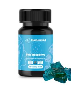 Mastermind Psilo Magic Mushroom Gummy Bear Microdose – 3000MG – Blue Raspberry