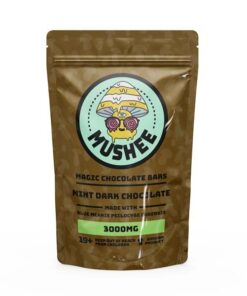 Magic Mushroom Mint Dark Chocolate Bar- 3000MG – Mushee