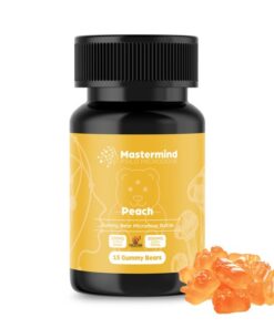 Mastermind Psilo Magic Mushroom Gummy Bear Microdose – 3000MG – Peach
